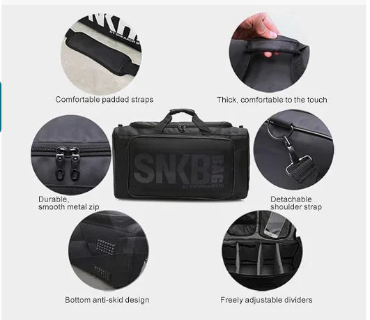 Sneaker Duffel Travel/Gym Bag for Men