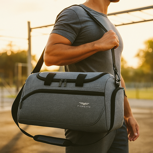 Fioretto 43L Gym Duffel – Foldable Travel & Weekender Bag