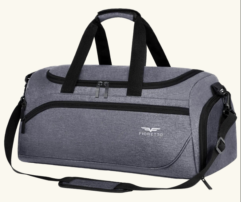 Fioretto 43L Gym Duffel – Foldable Travel & Weekender Bag