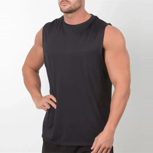 Men’s Tank – Plain Sleeveless Bodybuilding Top